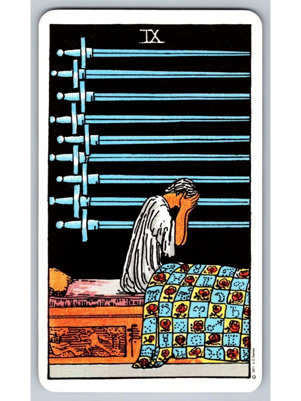 Rider Waite Tarot Cards Lot Suit of Swords U.S. Games Systems Stamford CT 1971 - Picture 8 of 16